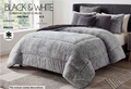 COBERTOR GRIZZLY BLACK & WHITE (1 PIEZA)