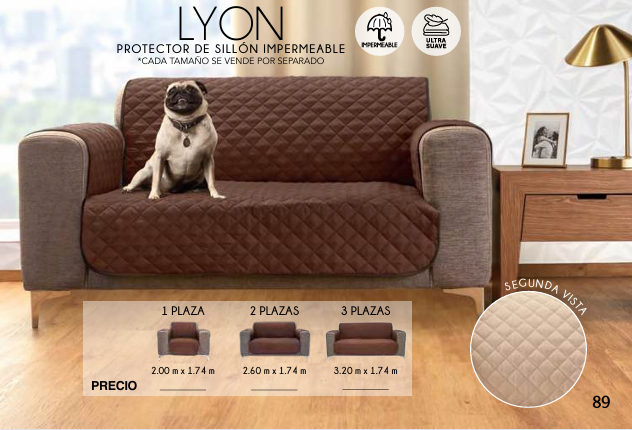 PROTECTOR DE SILLÓN IMPERMEABLE